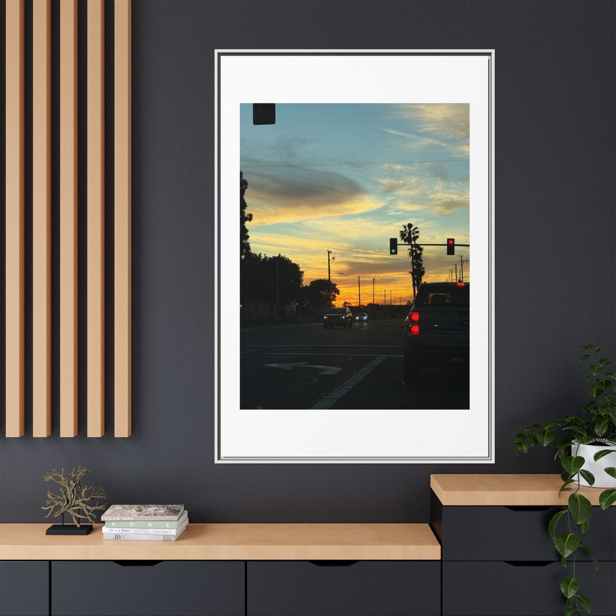 Red Light, Don't Mind Print (Framed)